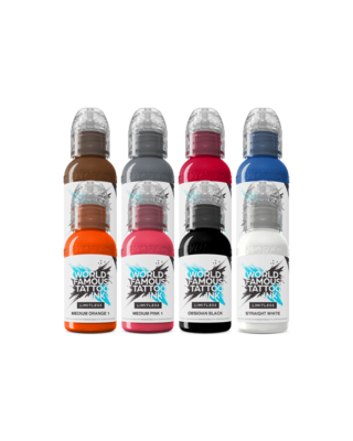 World Famous Limitless World Famous LIMITLESS - Primary Colours Set #2 - 8 x 30ml