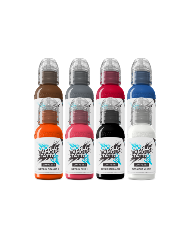 World Famous Limitless World Famous LIMITLESS - Primary Colours Set #2 - 8 x 30ml