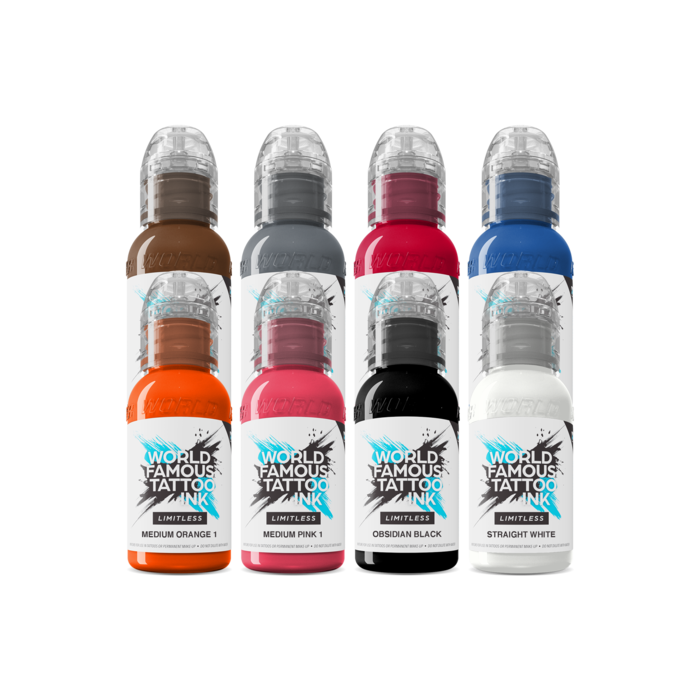 World Famous Limitless World Famous LIMITLESS - Primary Colours Set #2 - 8 x 30ml