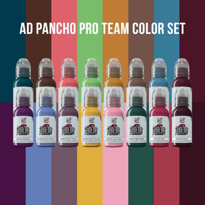 World Famous Limitless World Famous LIMITLESS - A.D Pancho Pro colour Set - 16x30ml
