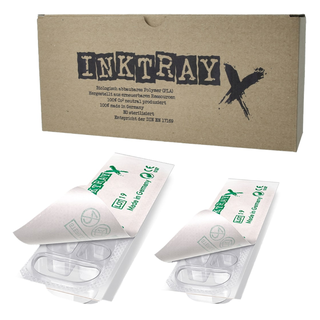 INKTRAY X Inktray X Biodegradable  Sterile Inktrays - 35pcs - 420cups
