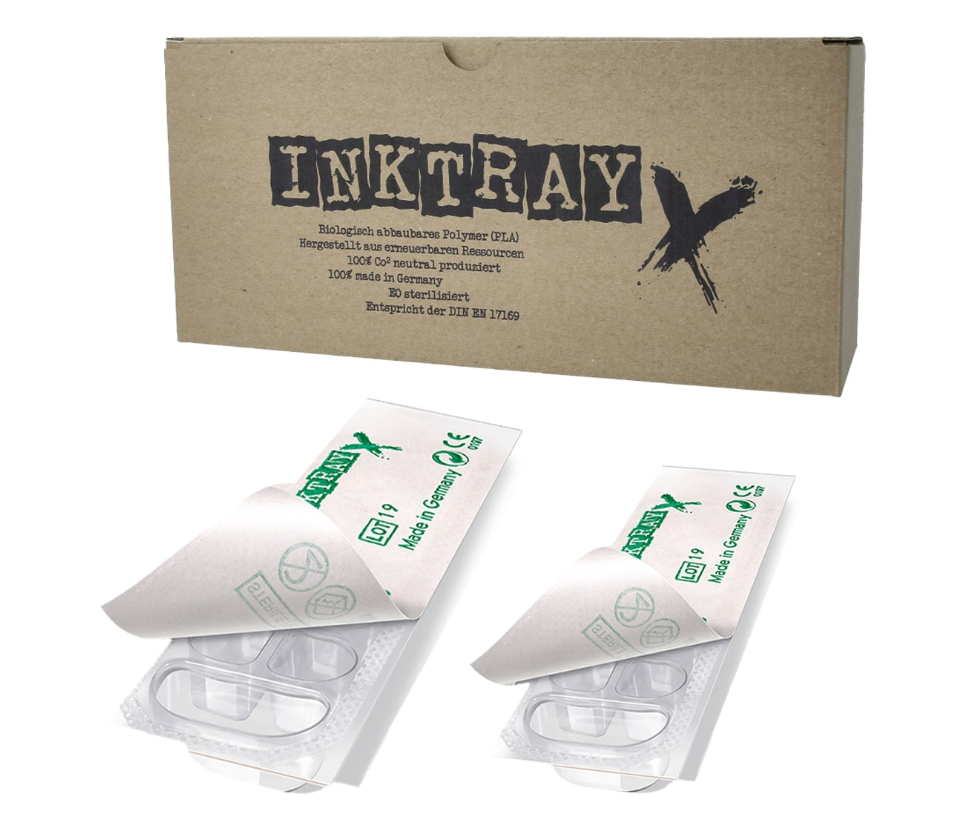 Inktray X Biodegradable  Sterile Inktrays - 35pcs - 420cups