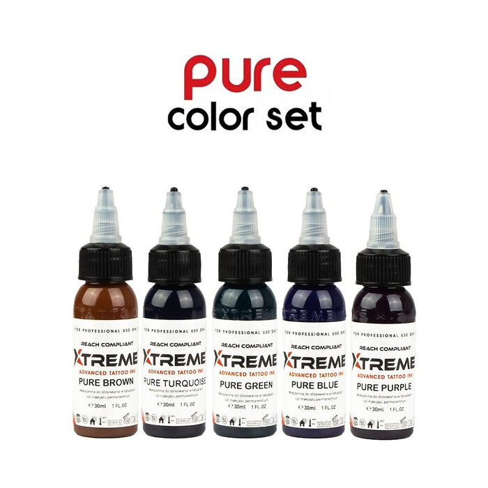 Xtreme Xtreme Ink - Pure Color Set - 5 x 30ml