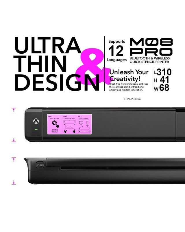 OZER OZER - Wireless Bluetooth Thermal Stencil Printer