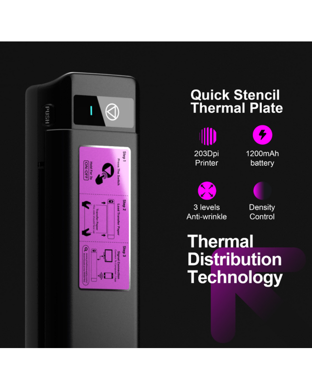 OZER OZER - Wireless Bluetooth Thermal Stencil Printer