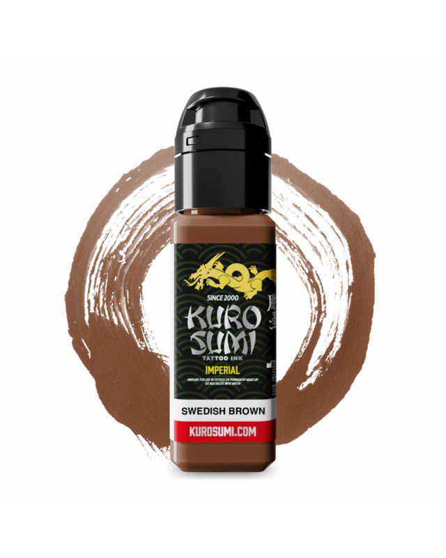 Kuro Sumi Kuro Sumi Imperial Tattoo Ink - Swedish Brun| 22ml