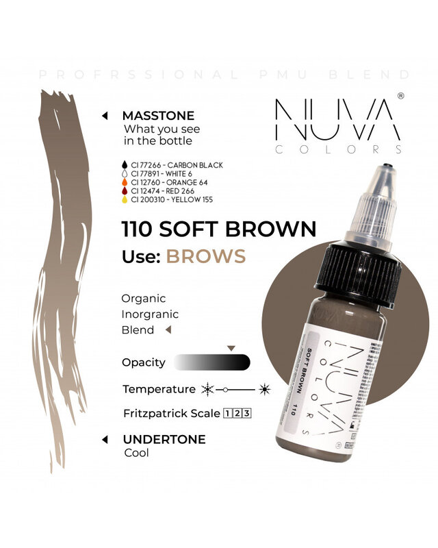 nuva Nuva Colors - 110 Soft Brown -15ml