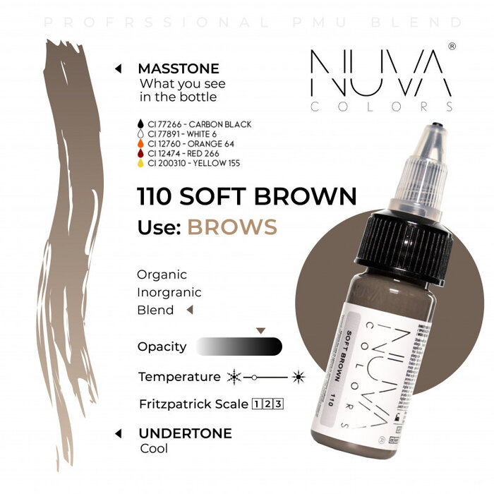 nuva Nuva Colors - 110 Soft Brown -15ml