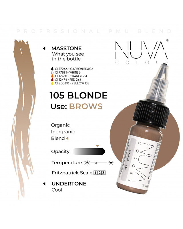 nuva Nuva Colors - 105 Blonde -15ml
