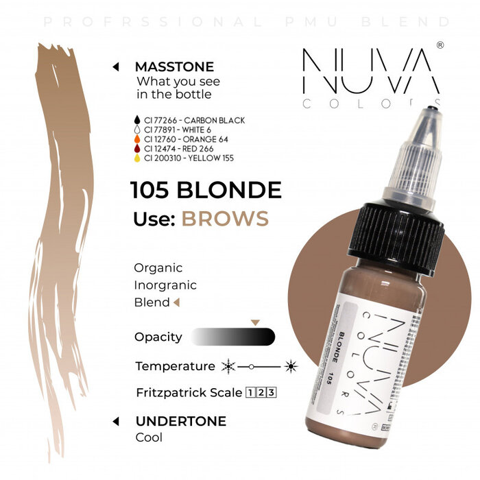 nuva Nuva Colors - 105 Blonde -15ml
