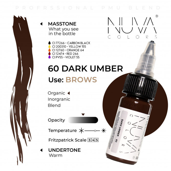 nuva Nuva Colors - 60 Dark Umber -15ml