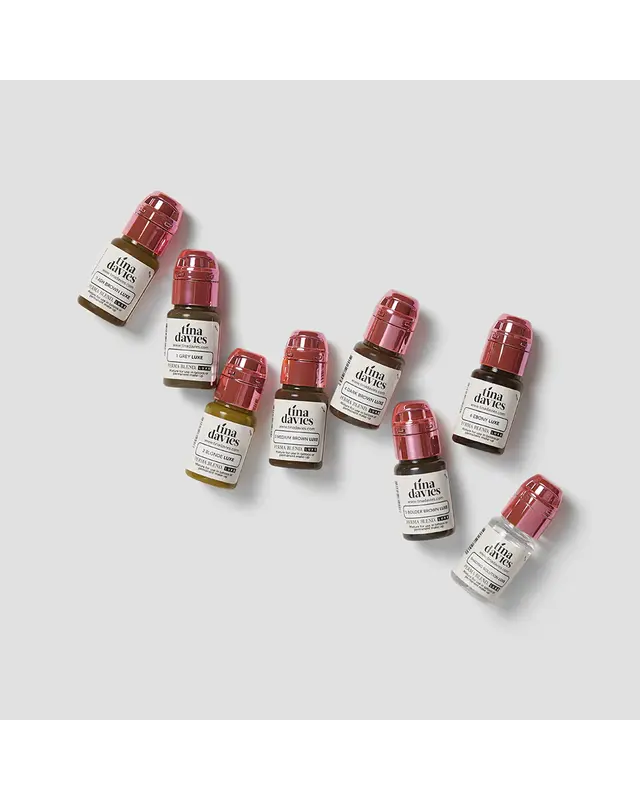 Perma Blend LUXE - TINA DAVIES - I Love Brows Set - 8 x 15ml - EXP DATE 26/04/2026