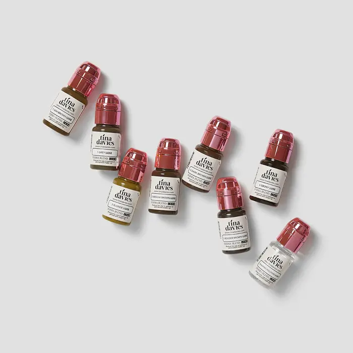 Perma Blend LUXE - TINA DAVIES - I Love Brows Set - 8 x 15ml - EXP DATE 26/04/2026