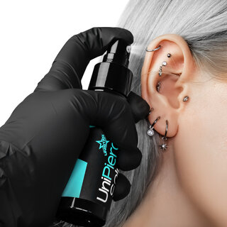 Unistar UniPiercing - Professional Piercing  After Care Solution - 60ml