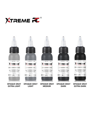 Xtreme Xtreme Ink - Opaque Gray SET -  5 x 30ml
