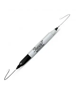 Sharpie Sharpie Markers FINE / ULTRA FINE Twintip Black