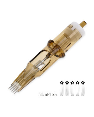 Kwadron KWADRON® Cartridge - 0.30mm RL 30/5RLLTx5 - WHIP SHADING - 20pcs