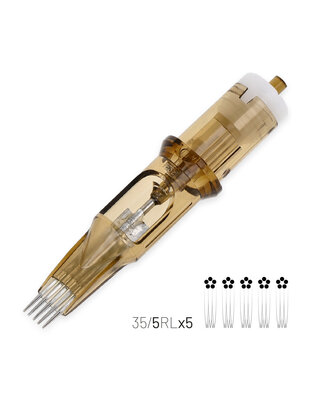Kwadron KWADRON® Cartridge - 0.35mm RL 35/5RLLTx5 - WHIP SHADING - 20pcs