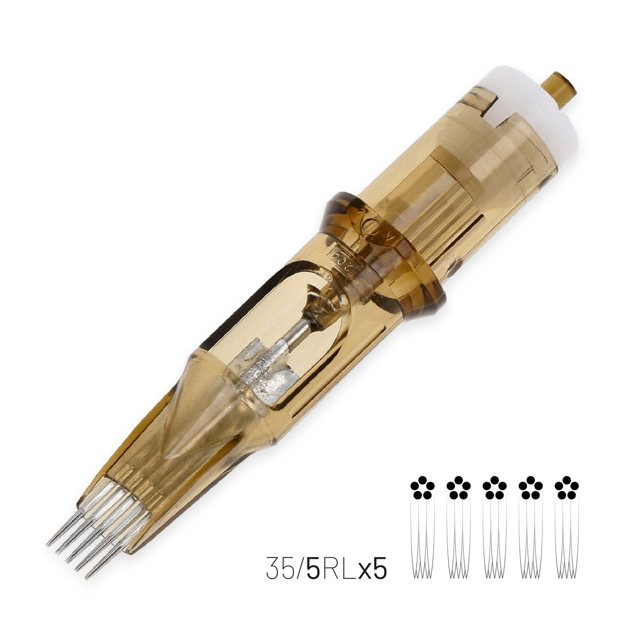 Kwadron KWADRON® Cartridge - 0.35mm RL 35/3RLLTx5 - WHIP SHADING - 20pcs