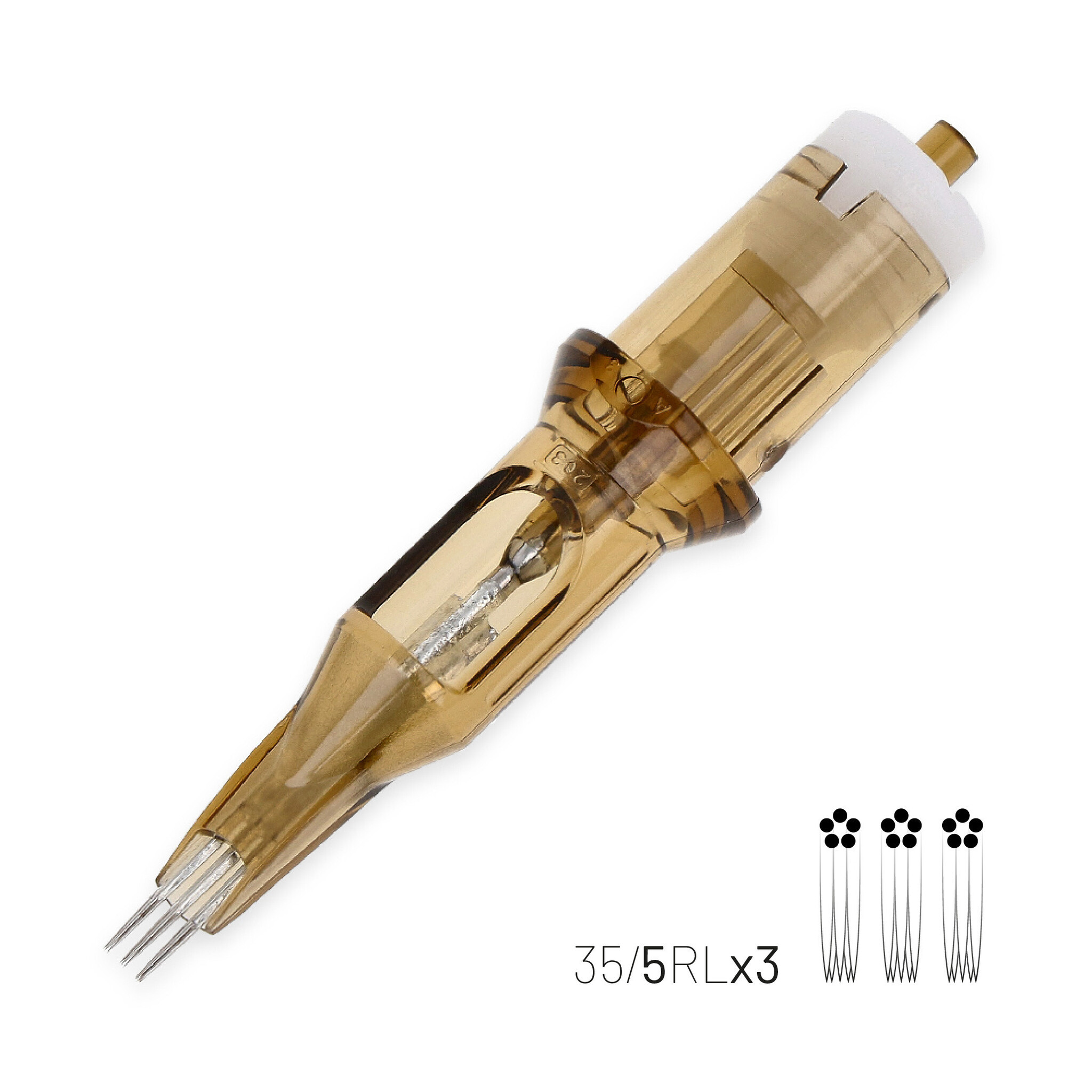 Kwadron KWADRON® Cartridge - 0.35mm RL 35/3RLLTx3 - WHIP SHADING - 20pcs