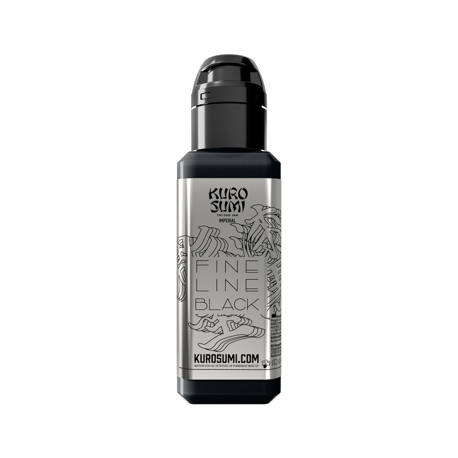 Kuro Sumi Kuro Sumi Imperial Tattoo Ink - Fine Line Black - 44ml