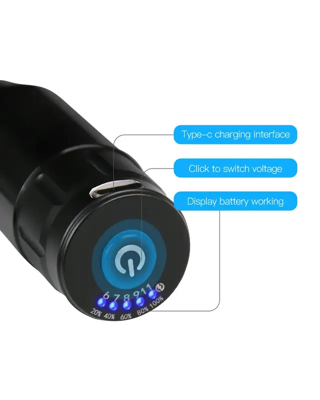 MAST Dragonhawk MAST TOUR With Battery Kit - Black