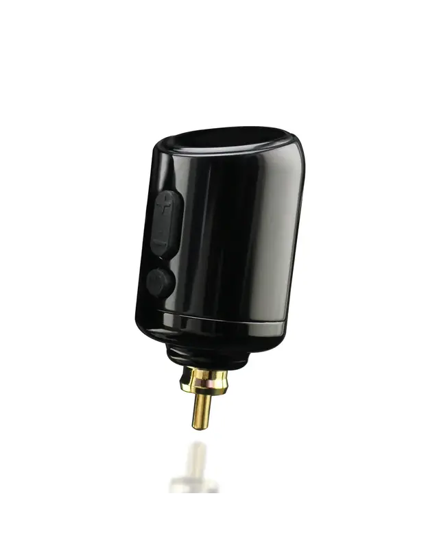 Wireless Tattoo Battery Pack RCA, High-Purity Cobalt Polymer - 1009 - Black