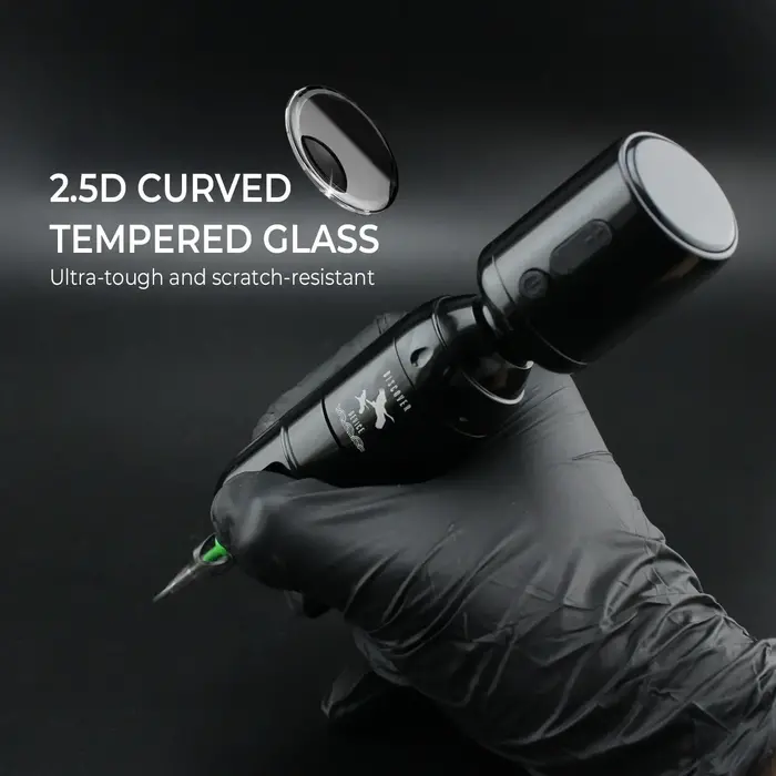 Wireless Tattoo Battery Pack RCA, High-Purity Cobalt Polymer - Black