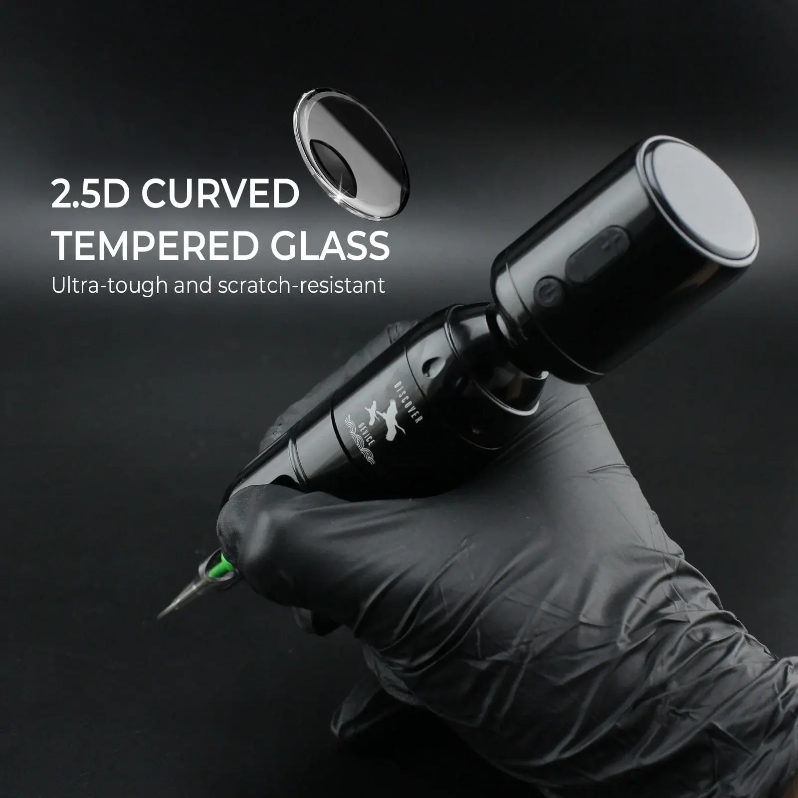 Wireless Tattoo Battery Pack RCA, High-Purity Cobalt Polymer - Black