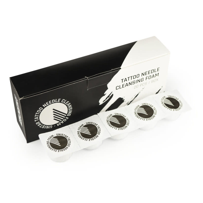 Unistar Unistar Tattoo Needle Cleaning Sponge - 20pcs