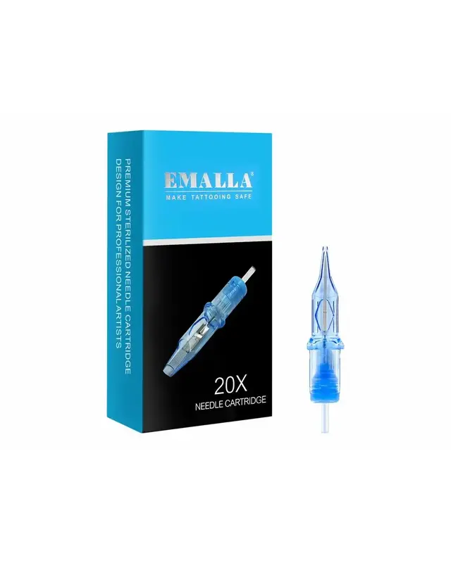 Emalla EMALLA Round Liner Cartridge Needles Long Tapered   - 20pcs