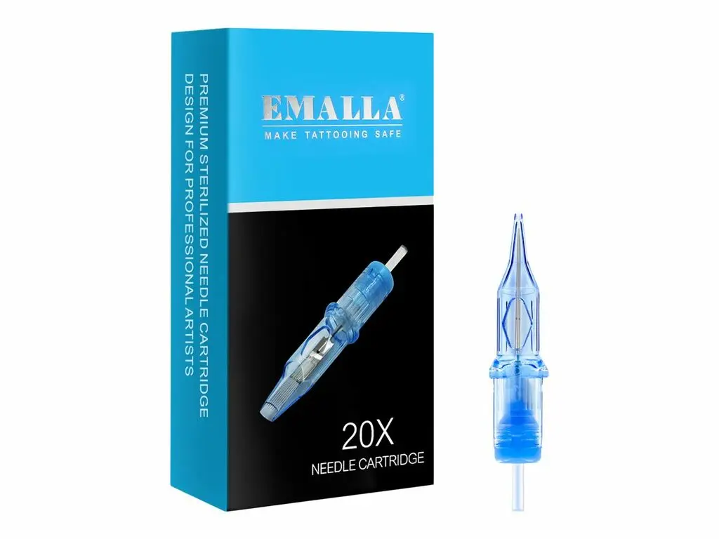 Emalla EMALLA Round Liner Cartridge Needles Long Tapered   - 20pcs
