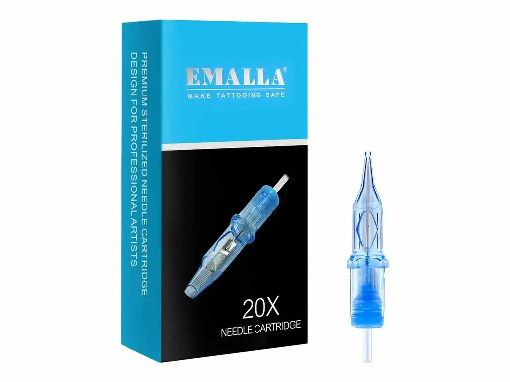 Emalla EMALLA Round Liner Cartridge Needles Long Tapered   - 20pcs