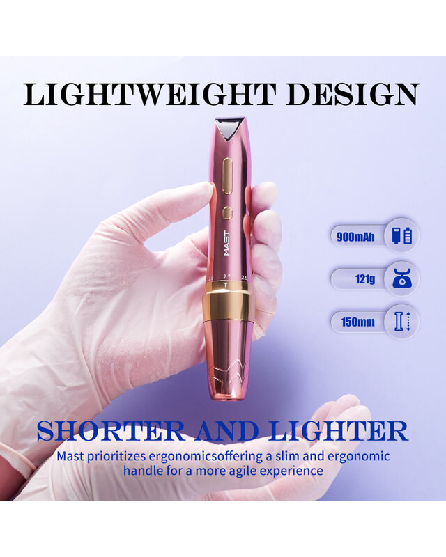 Mast P60 Wireless Tattoo Machine - Purple