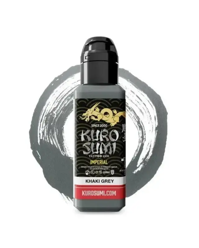Kuro Sumi Kuro Sumi Imperial Tattoo Ink - Khaki Grey | 22ml
