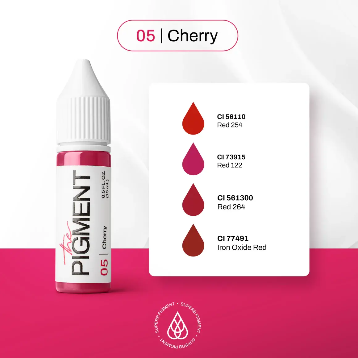 The Pigment - 05 - Lips - Cherry - 15ml