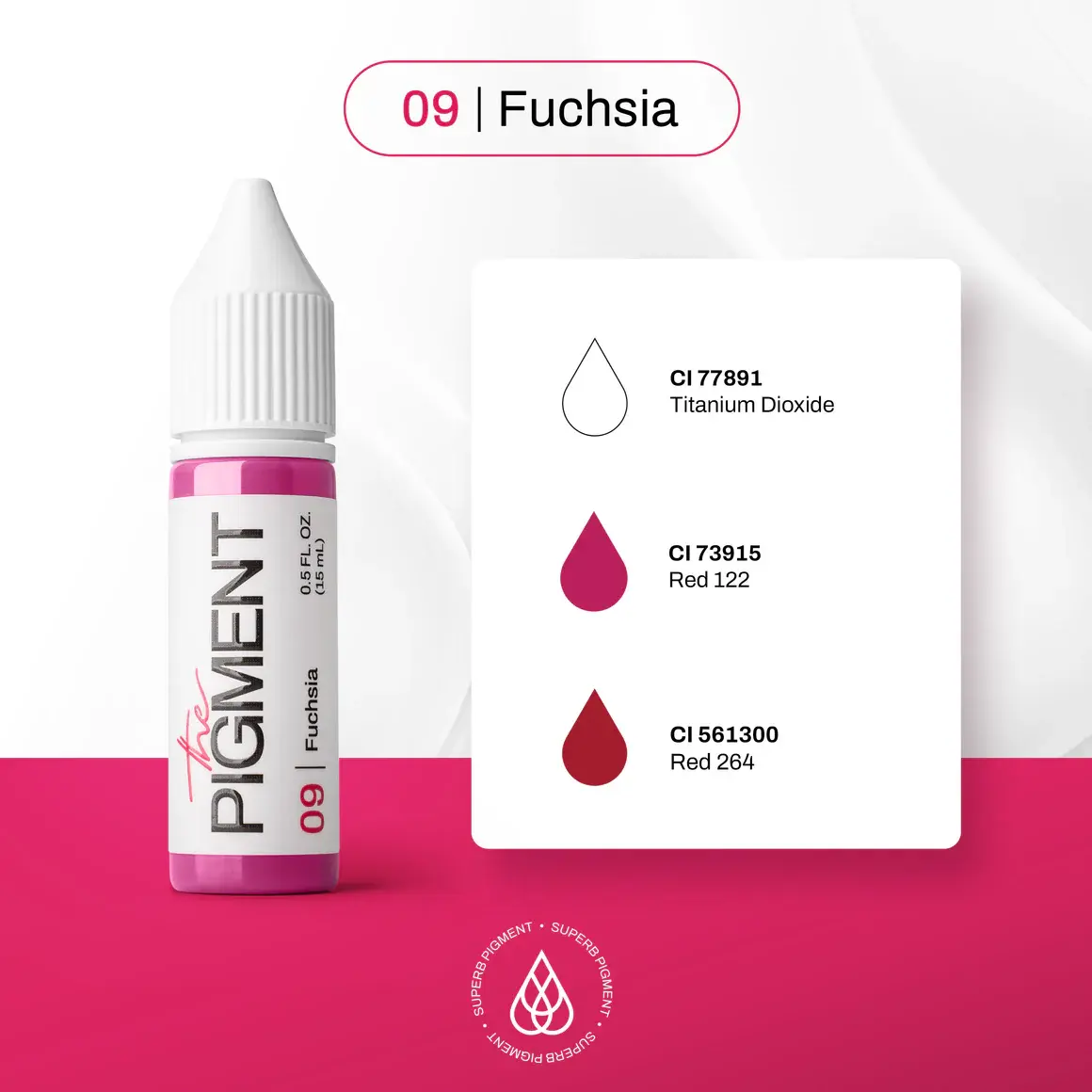 The Pigment - 05 - Lips - Fuchsia - 15ml