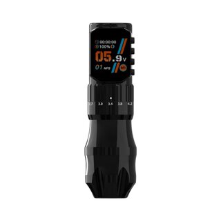 Discover DF7X - Wireless Tattoo Pen - Adjustable Stroke 2.3-4.5mm - Black