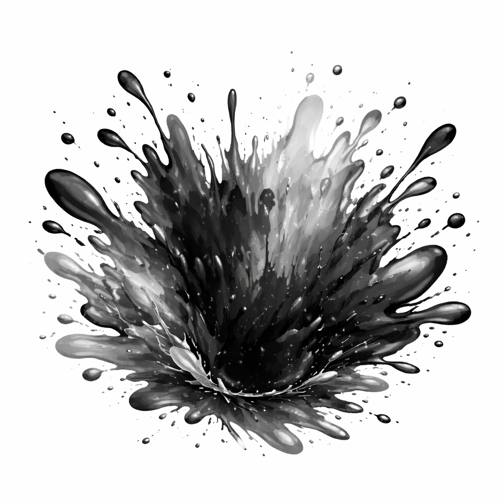 Black Ink & Greywash