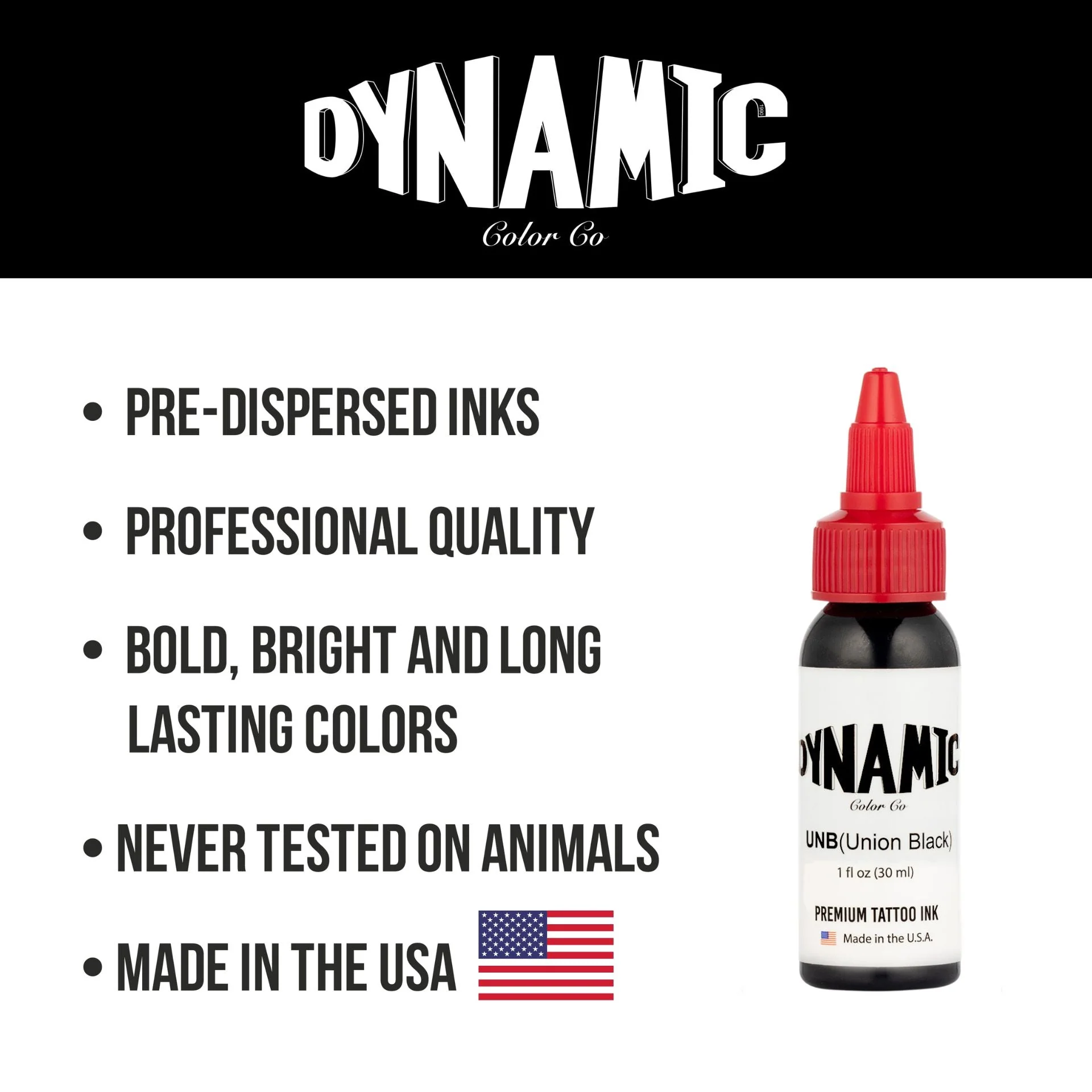 Dynamic Dynamic Union Black - 1oz -30ml