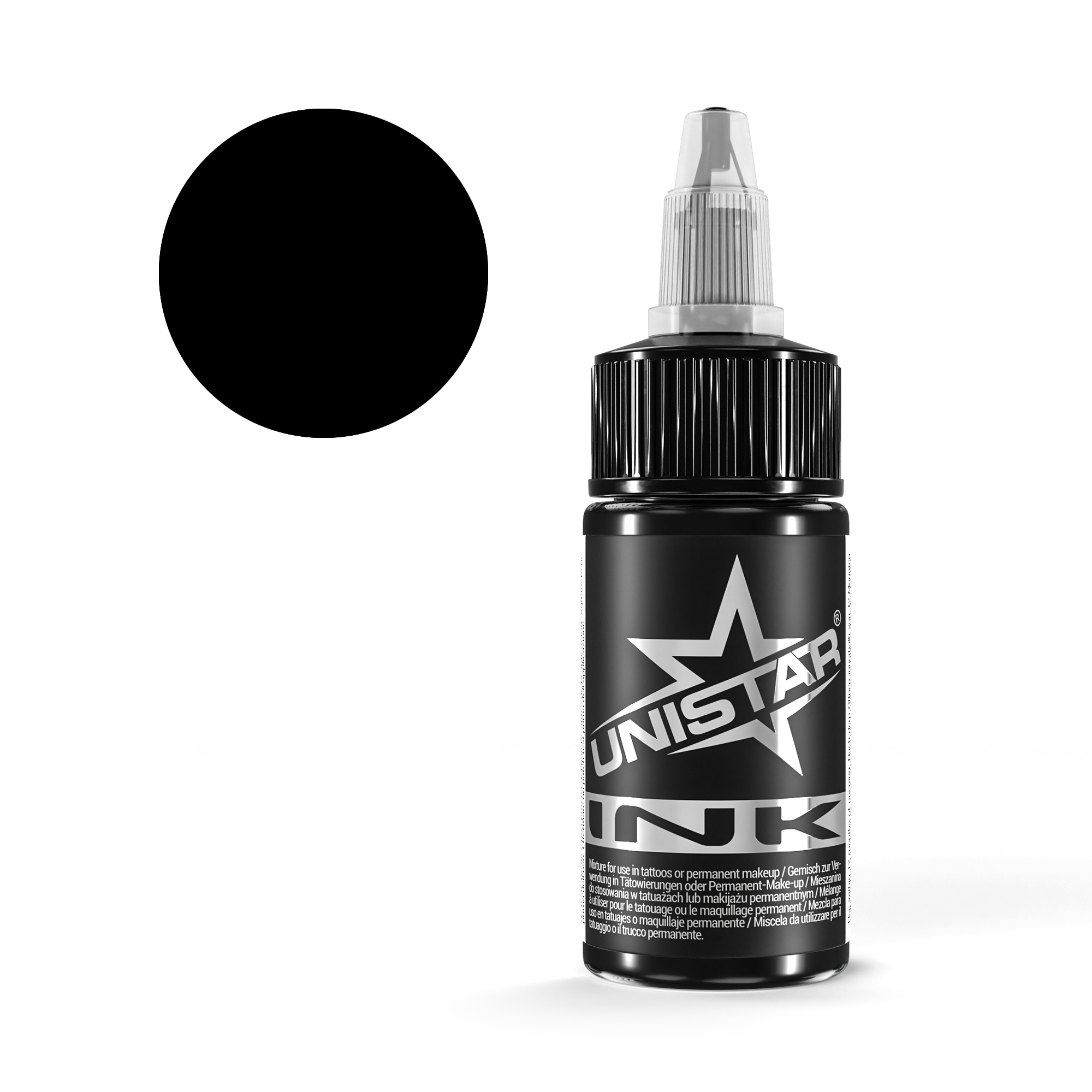 Unistar UNISTAR INK - Basic Black - 30ml