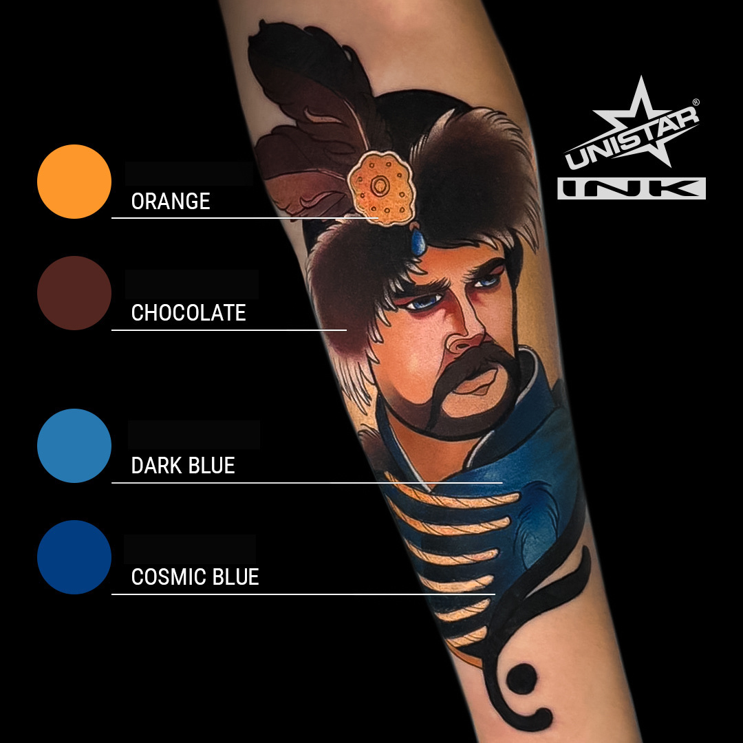 Unistar UNISTAR INK - Basic Dark Blue - 30ml