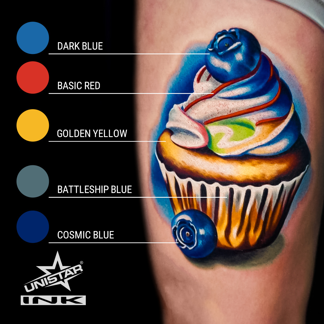 Unistar UNISTAR INK - Basic Dark Blue - 30ml