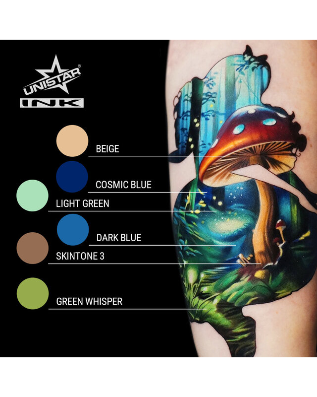Unistar UNISTAR INK - Basic Dark Blue - 30ml