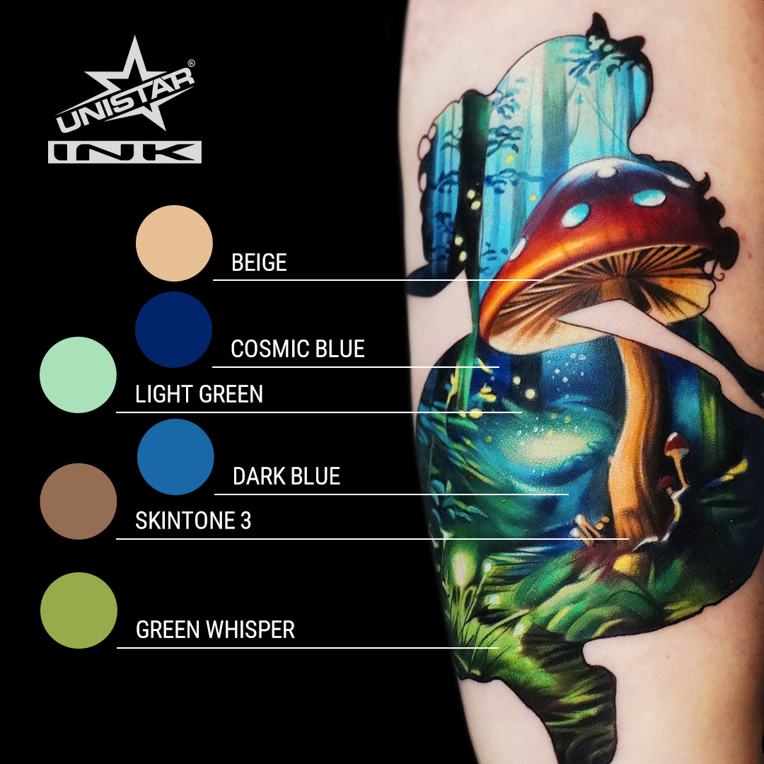 Unistar UNISTAR INK - Basic Dark Blue - 30ml