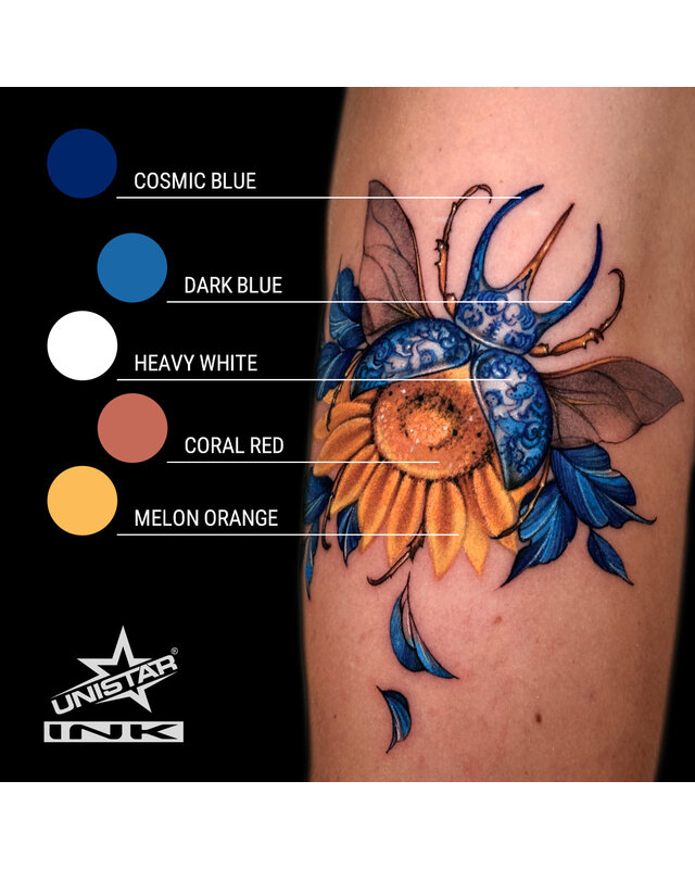 Unistar UNISTAR INK - Basic Dark Blue - 30ml