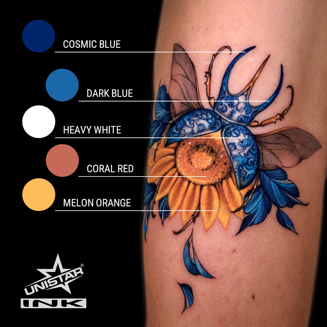 Unistar UNISTAR INK - Basic Dark Blue - 30ml