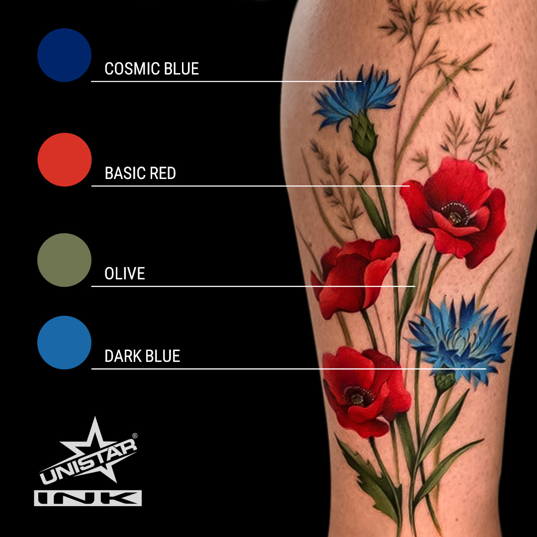 Unistar UNISTAR INK - Basic Dark Blue - 30ml