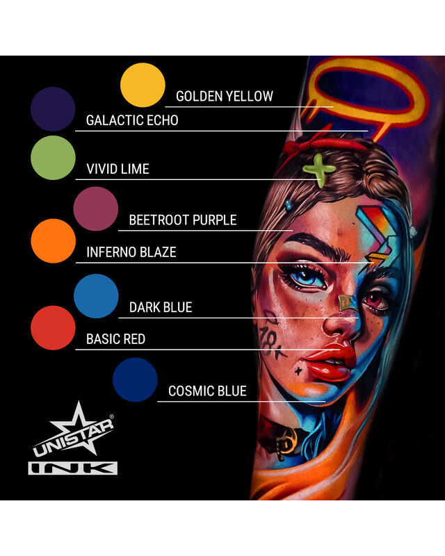 Unistar UNISTAR INK - Basic Dark Blue - 30ml