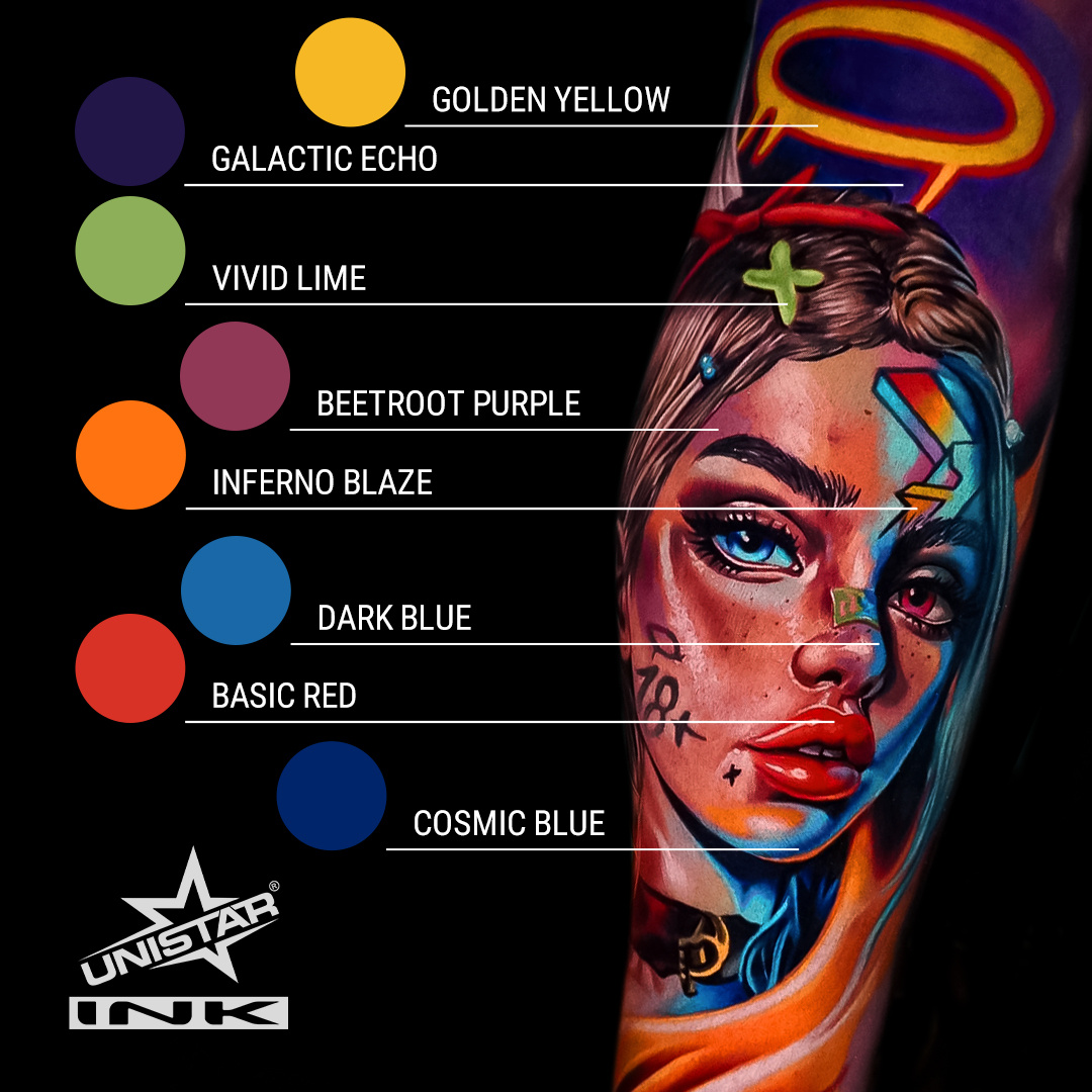 Unistar UNISTAR INK - Basic Dark Blue - 30ml